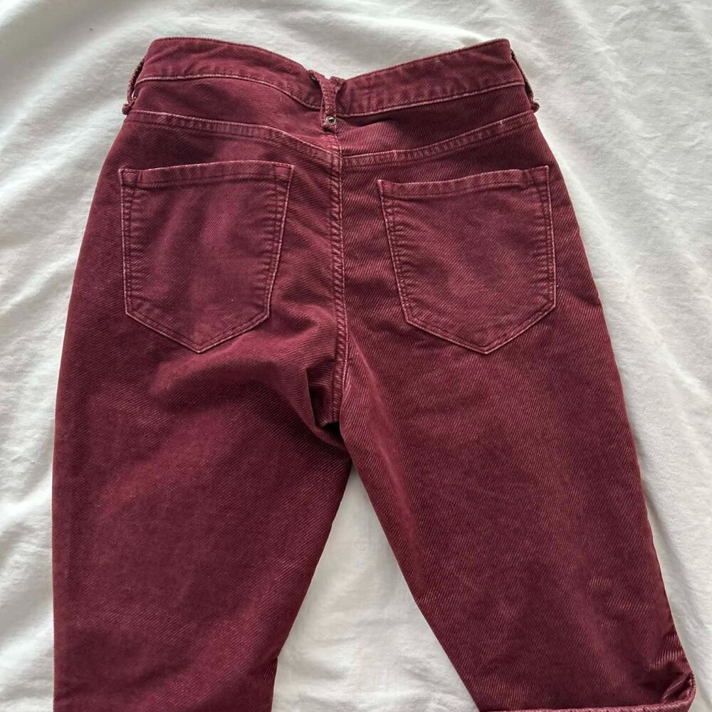 Marc Jacobs Standard Supply Merlot Brushed Twill Workwear Stick Pants – US 28